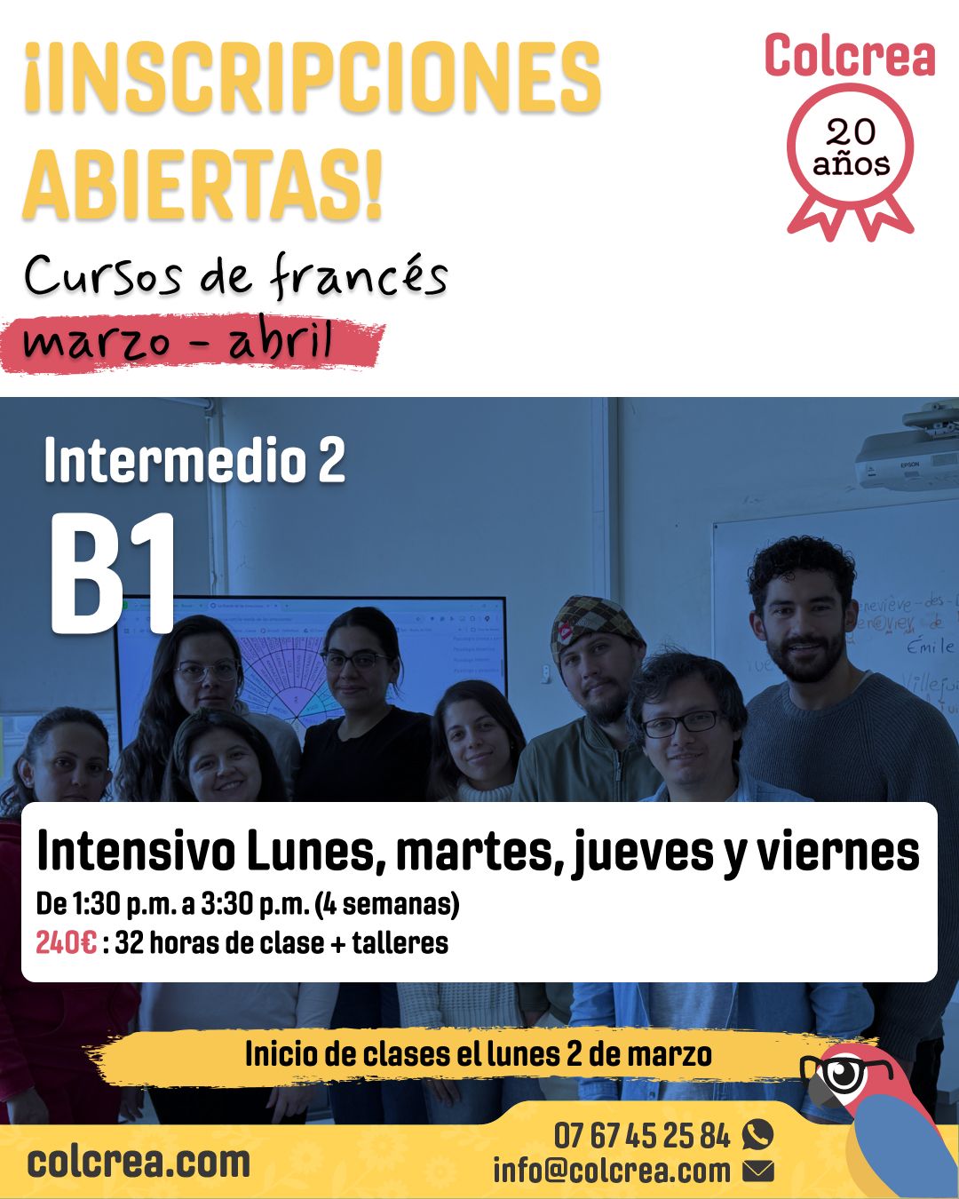 Cursos B1 francés