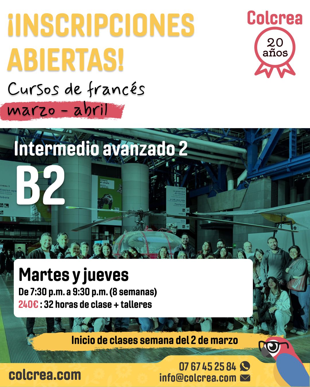 Cursos B2 francés