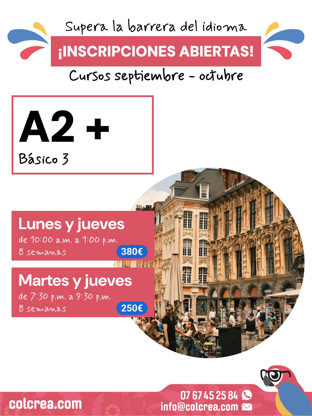 Home 6 Cursos A2+ París