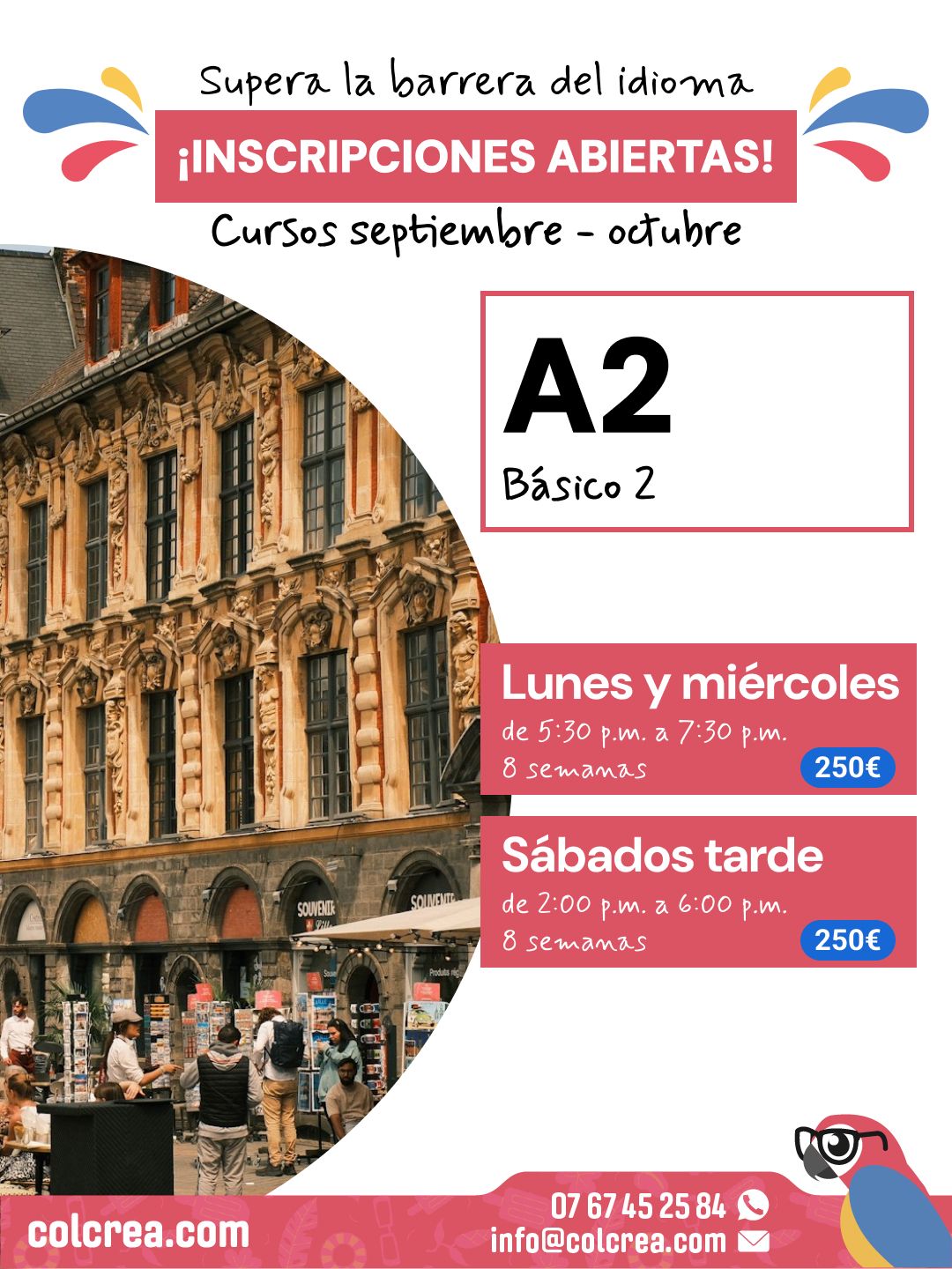 Home 5 Cursos A2 París
