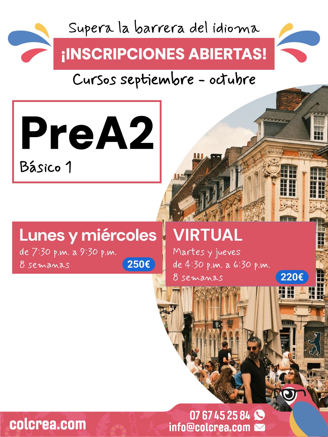 Home 4 Cursos PreA2 París